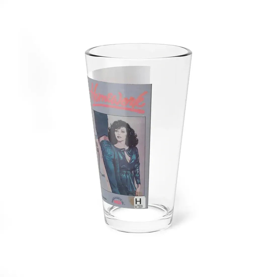 HOMEWORK (VHS COVER) Pint Glass 16oz - Go Mug Yourself