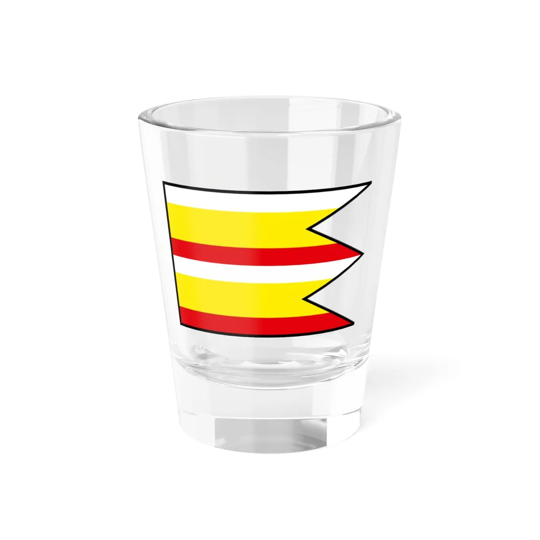 Honce Roznava Flag (Slovakia) Shot Glass 1.5oz - Go Mug Yourself