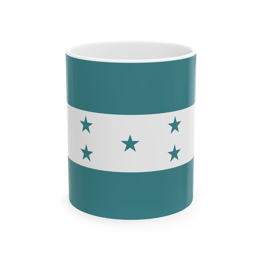Honduras flag (Honduras) White Coffee Mug-11oz-Go Mug Yourself
