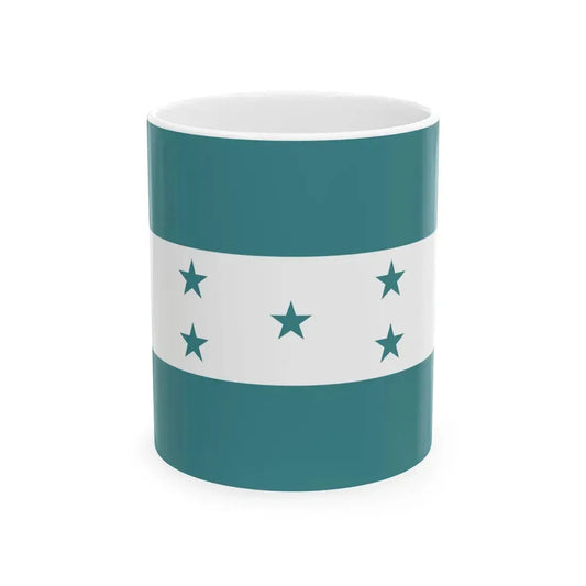 Honduras flag (Honduras) White Coffee Mug 11oz - Go Mug Yourself