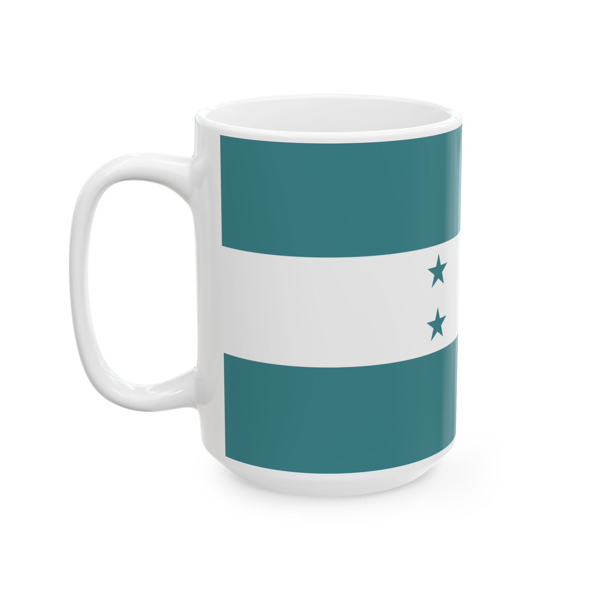Honduras flag (Honduras) White Coffee Mug-Go Mug Yourself