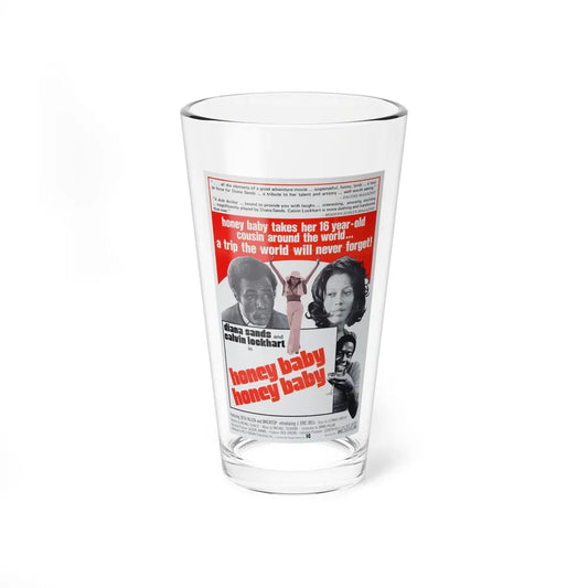 HONEY BABY HONEY BABY 1974 Movie Poster - Pint Glass 16oz 16oz - Go Mug Yourself