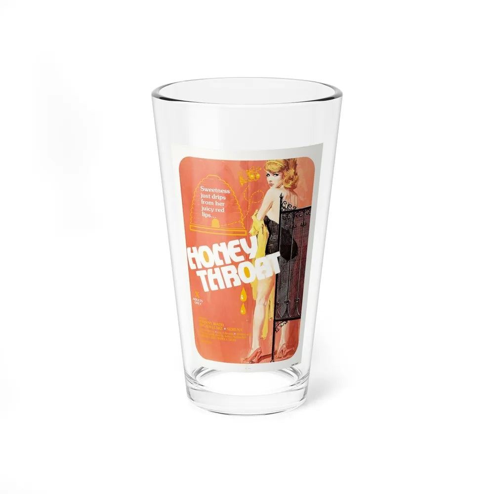 HONEY THROAT 1980 Movie Poster - Pint Glass 16oz-16oz-Go Mug Yourself