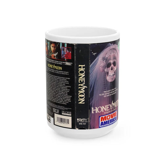 HONEYMOON (VHS COVER) - White Coffee Mug-15oz-Go Mug Yourself