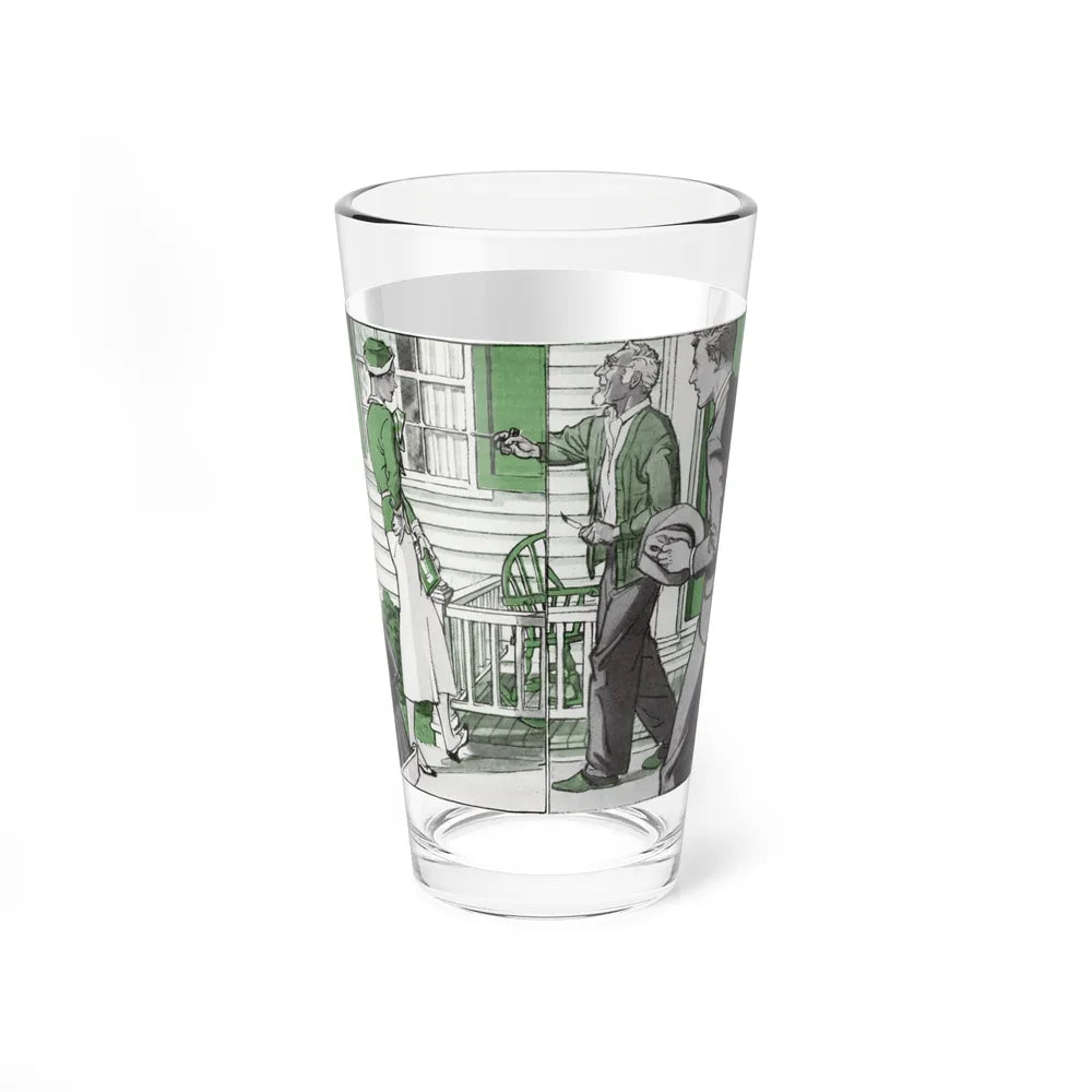 Honeywell Harper Goes a Selling (1), The American Magazine, July 1932 - Pint Glass 16oz-16oz-Go Mug Yourself