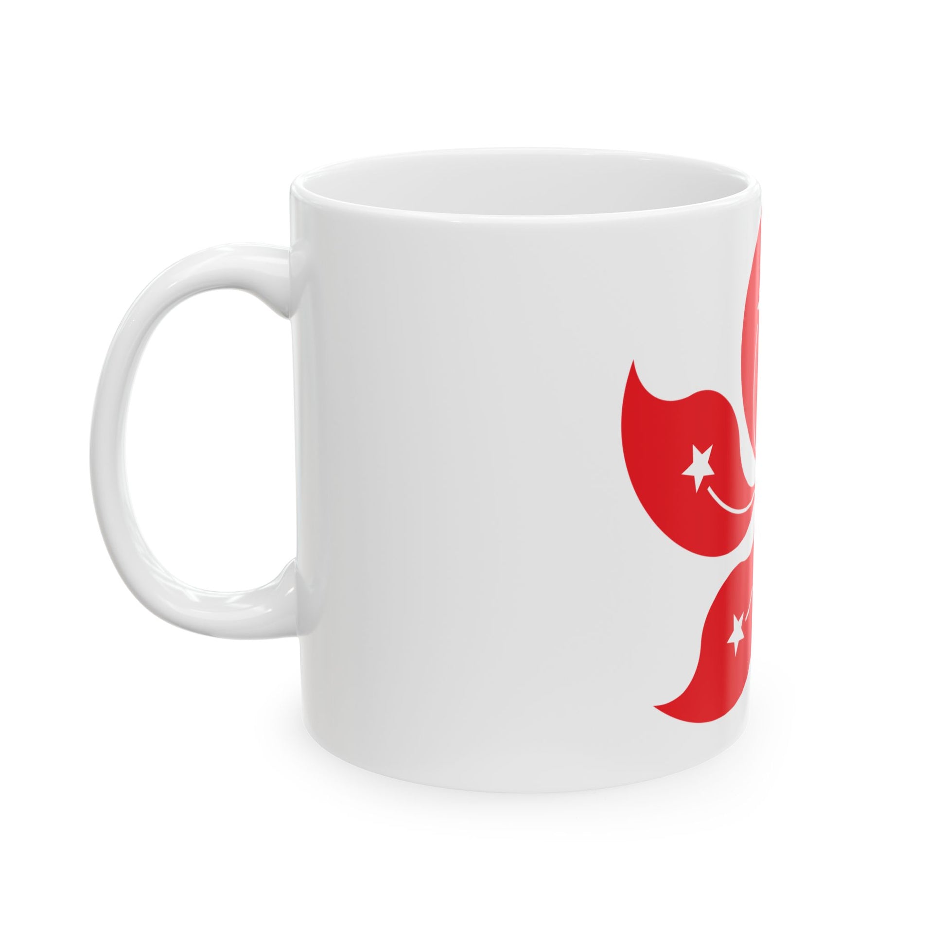 Hong Kong bauhinia (China) White Coffee Mug-Go Mug Yourself