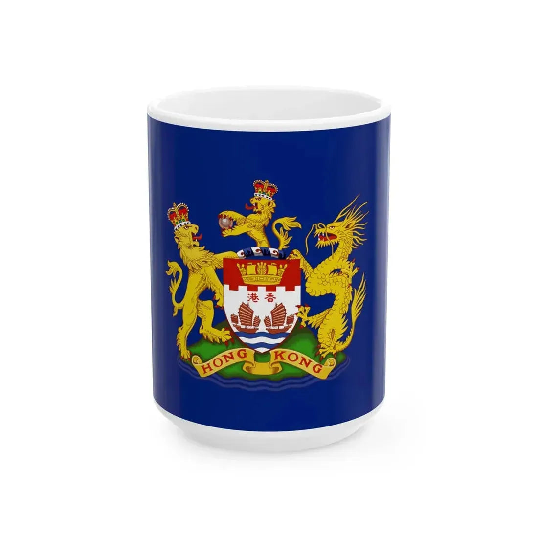 Hong Kong Independence Movement Flag (China) White Coffee Mug 15oz - Go Mug Yourself