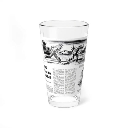 Hong Kong Terror and the Spread-Eagled Nudes, Cavalcade, September 1959 - Pint Glass 16oz-16oz-Go Mug Yourself