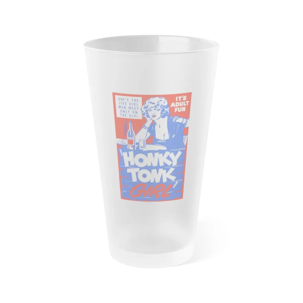 HONKY TONK GIRL 1937 Movie Poster - Frosted Pint Glass 16oz-16oz-Frosted-Go Mug Yourself