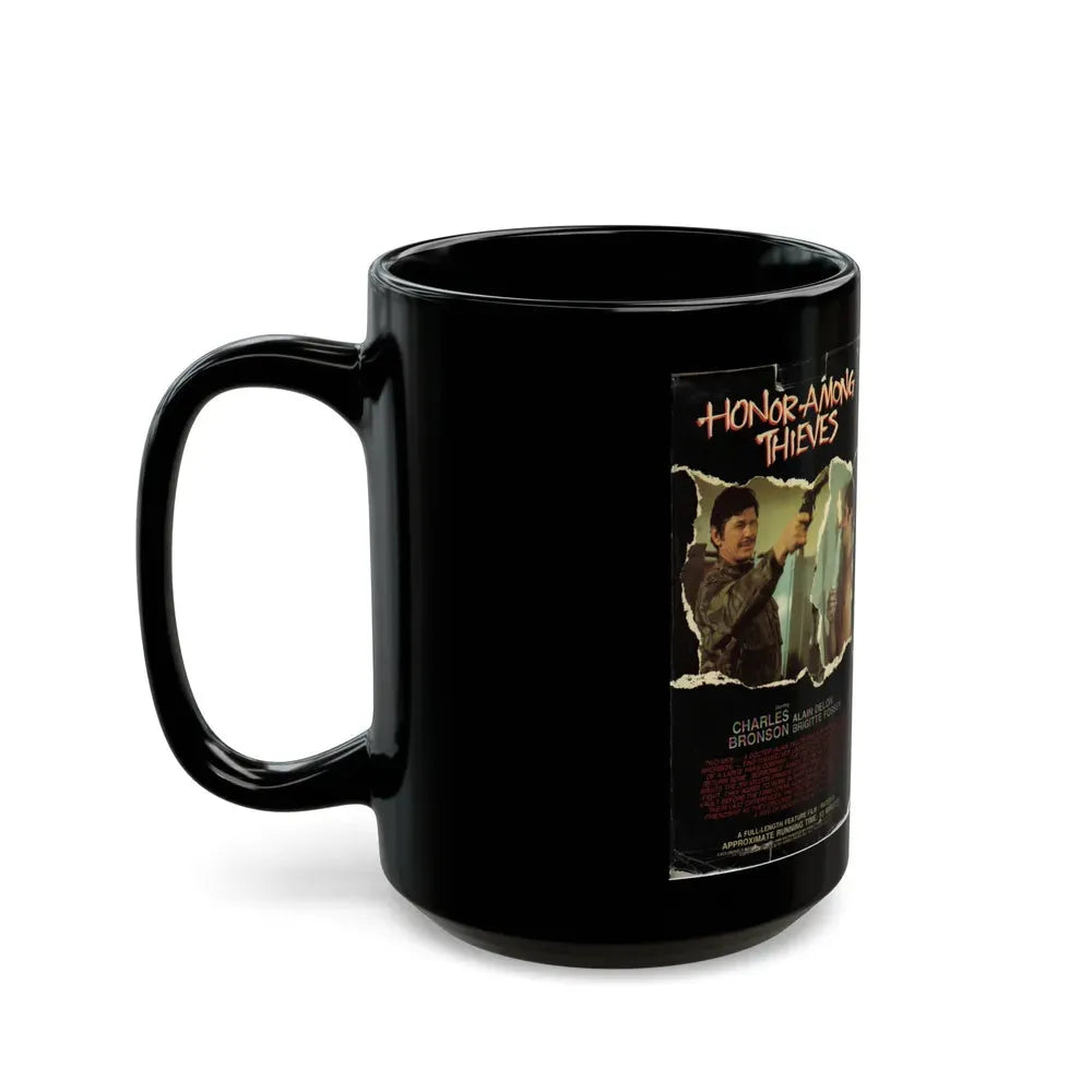 HONOR AMONG THIEVES (VHS COVER) - Black Coffee Mug - Go Mug Yourself