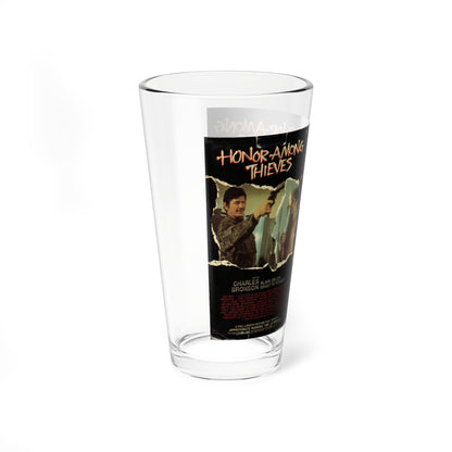 HONOR AMONG THIEVES (VHS COVER) Pint Glass 16oz-Go Mug Yourself