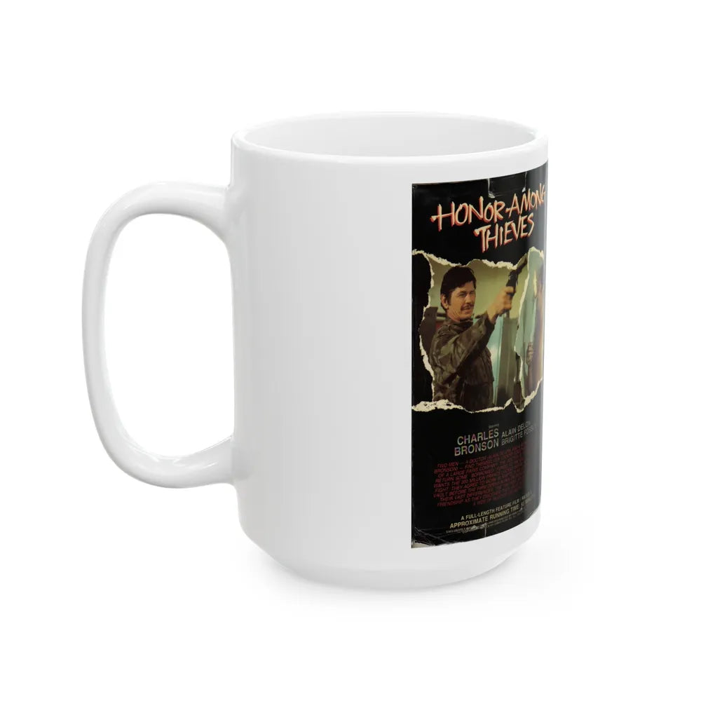 HONOR AMONG THIEVES (VHS COVER) - White Coffee Mug-Go Mug Yourself