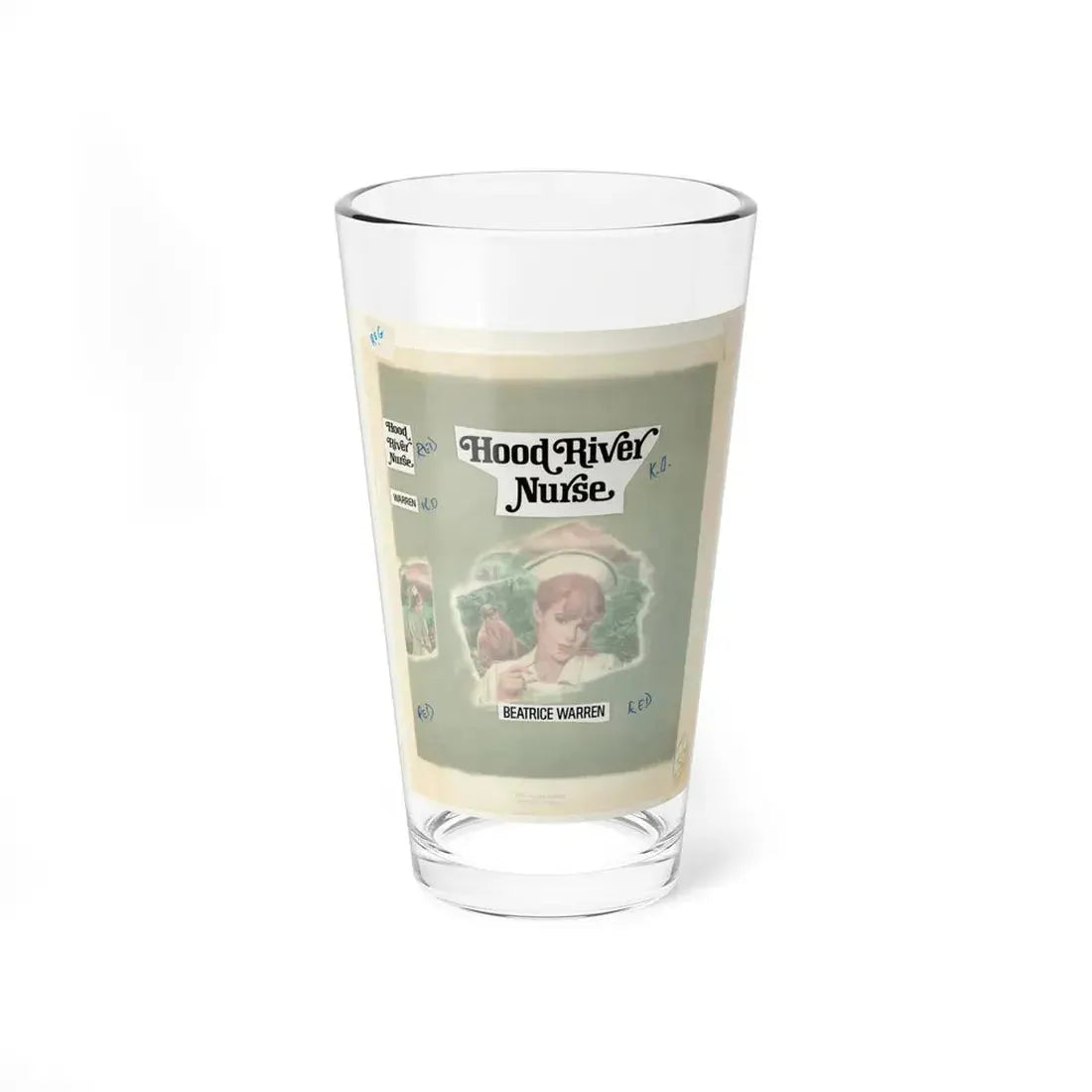 Hood River Nurse by Beatrice Warren (Avalon Books, 1983) - Pint Glass 16oz 16oz - Go Mug Yourself