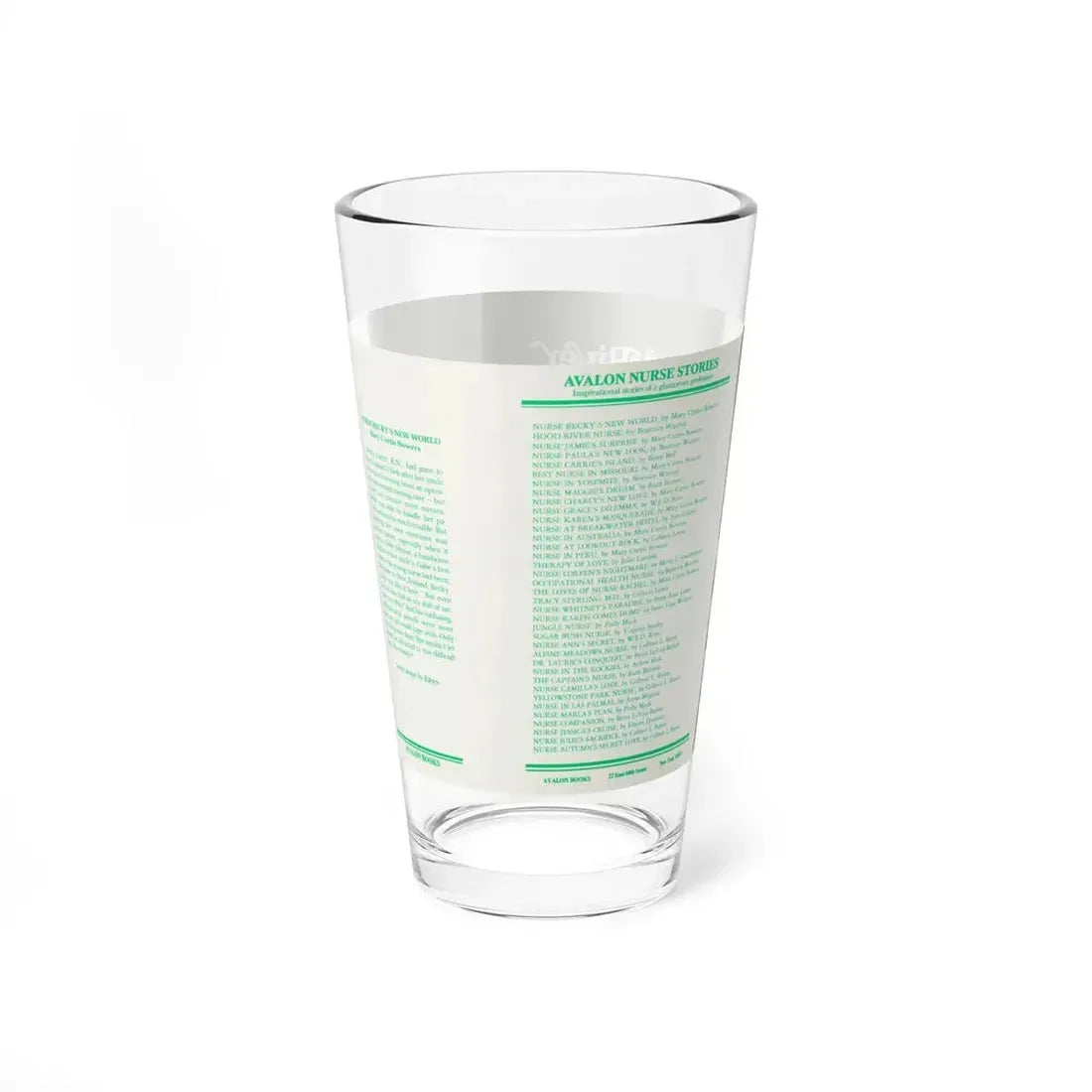 Hood River Nurse by Beatrice Warren, Dustjacket (Avalon Books, 1983) - Pint Glass 16oz - Go Mug Yourself