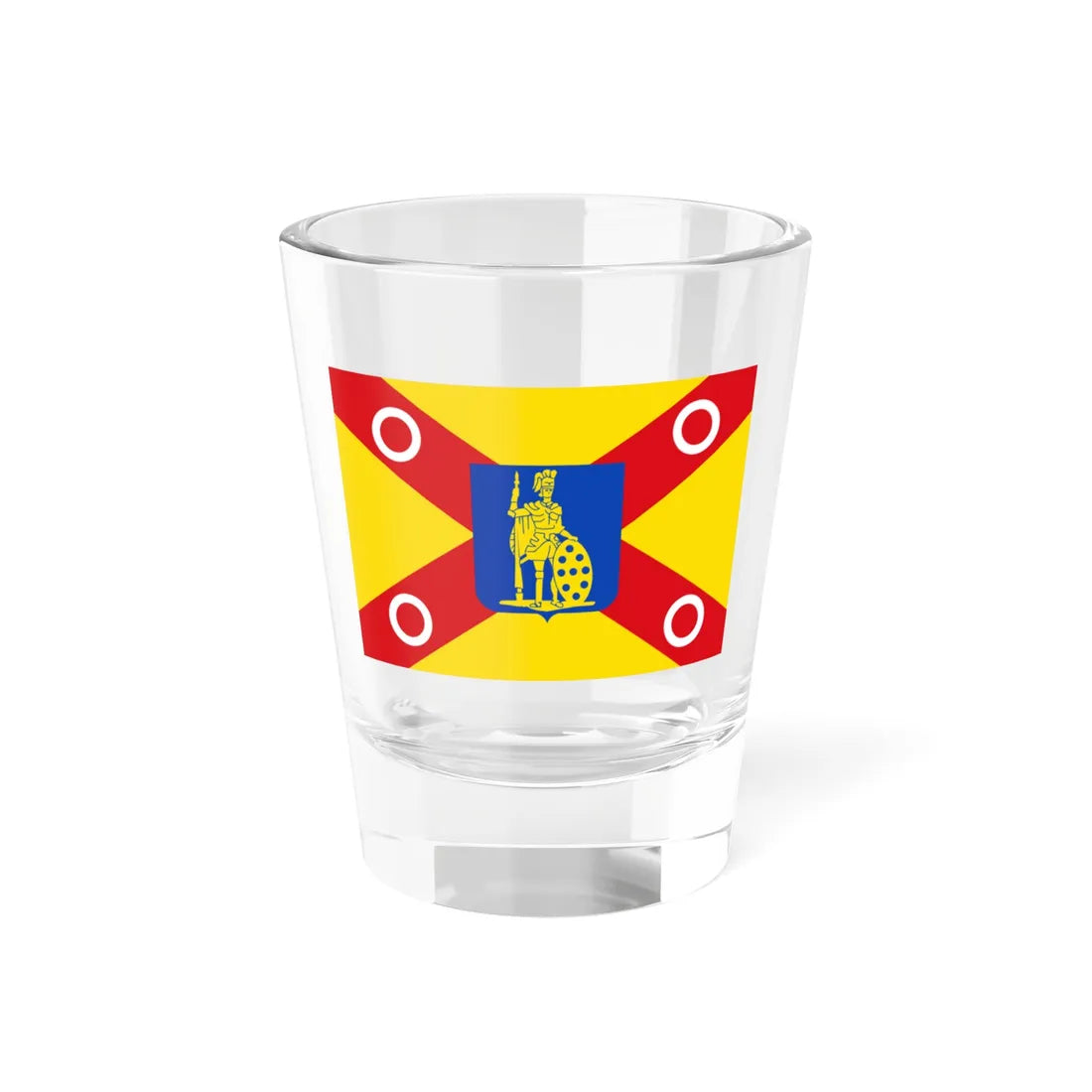 Hooglede vlag (Belgium) Shot Glass 1.5oz 1.5oz - Go Mug Yourself
