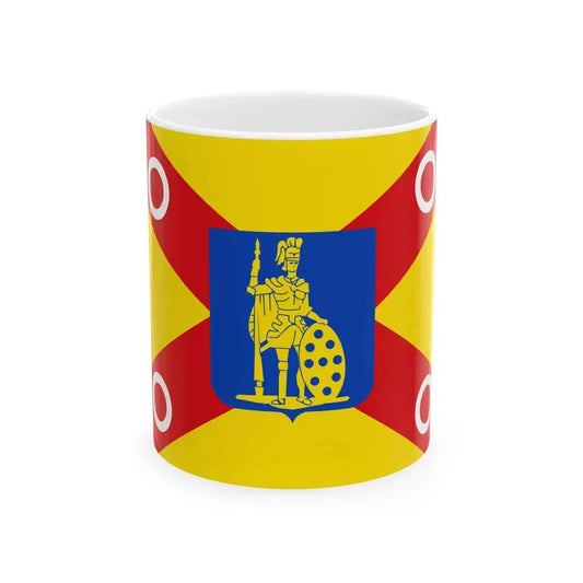 Hooglede vlag (Belgium) White Coffee Mug 11oz - Go Mug Yourself