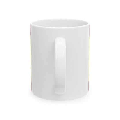 Hooglede vlag (Belgium) White Coffee Mug-Go Mug Yourself