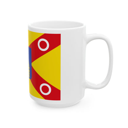 Hooglede vlag (Belgium) White Coffee Mug-Go Mug Yourself