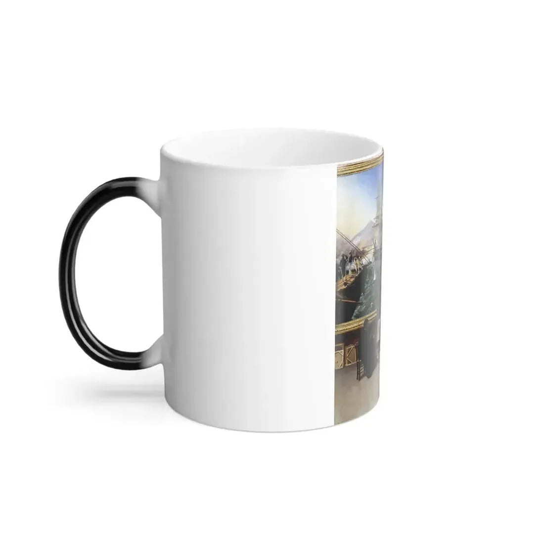 Horace Vernet (1789-1863) Philippe Lefebvre in Room 103 of Versailles Museum - Oil on Canvas - Color Changing Mug 11oz - Go Mug Yourself