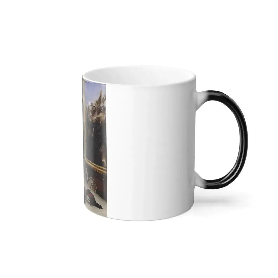 Horace Vernet (1789-1863) Philippe Lefebvre in Room 103 of Versailles Museum - Oil on Canvas - Color Changing Mug 11oz - Go Mug Yourself