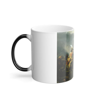Horace Vernet (1789-1863) The Battle of Jena, October 14th 1806 - 1836 - Color Changing Mug 11oz-Go Mug Yourself