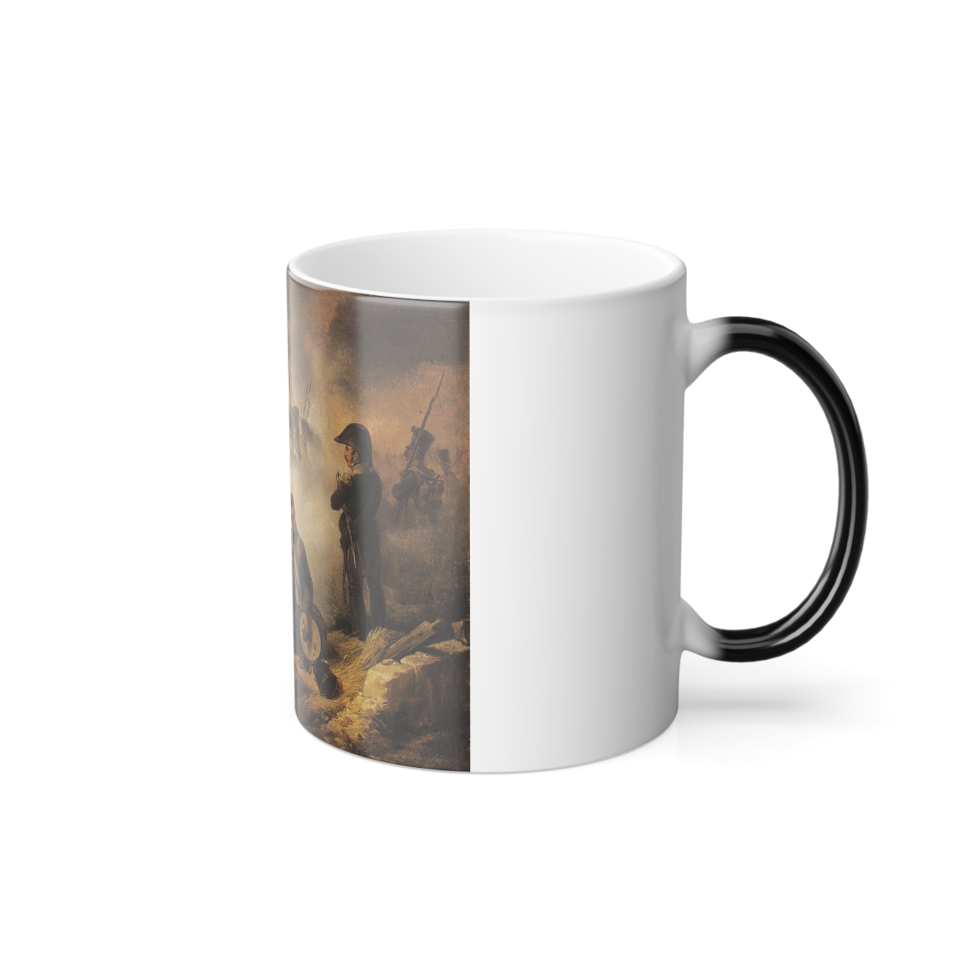 Horace Vernet (1789-1863) the dog of the regiment wounded - 1819 - Color Changing Mug 11oz-Go Mug Yourself
