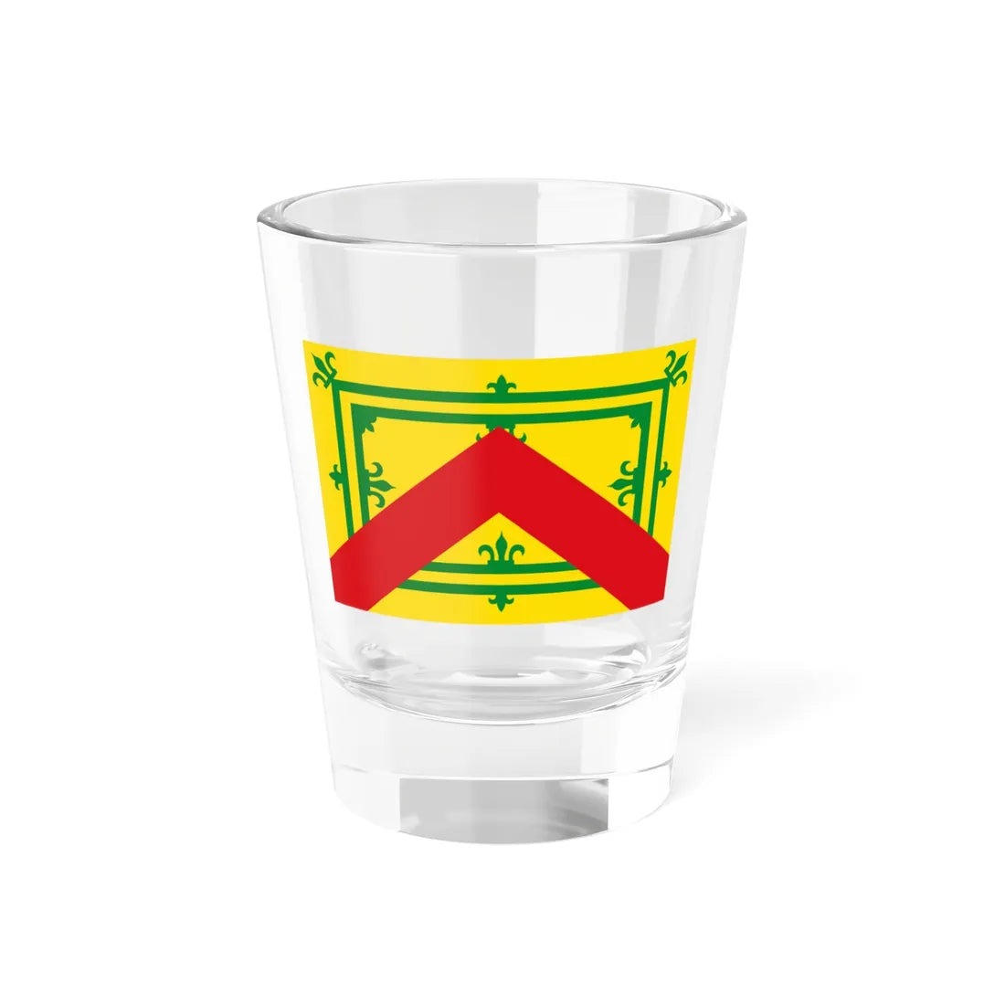 Horebeke vlag (Belgium) Shot Glass 1.5oz 1.5oz - Go Mug Yourself