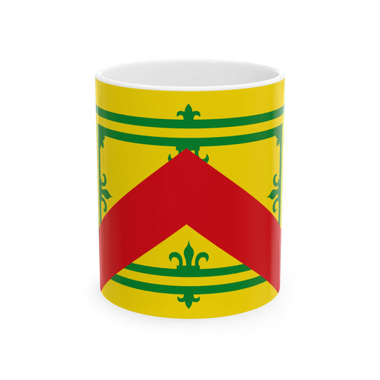 Horebeke vlag (Belgium) White Coffee Mug-11oz-Go Mug Yourself