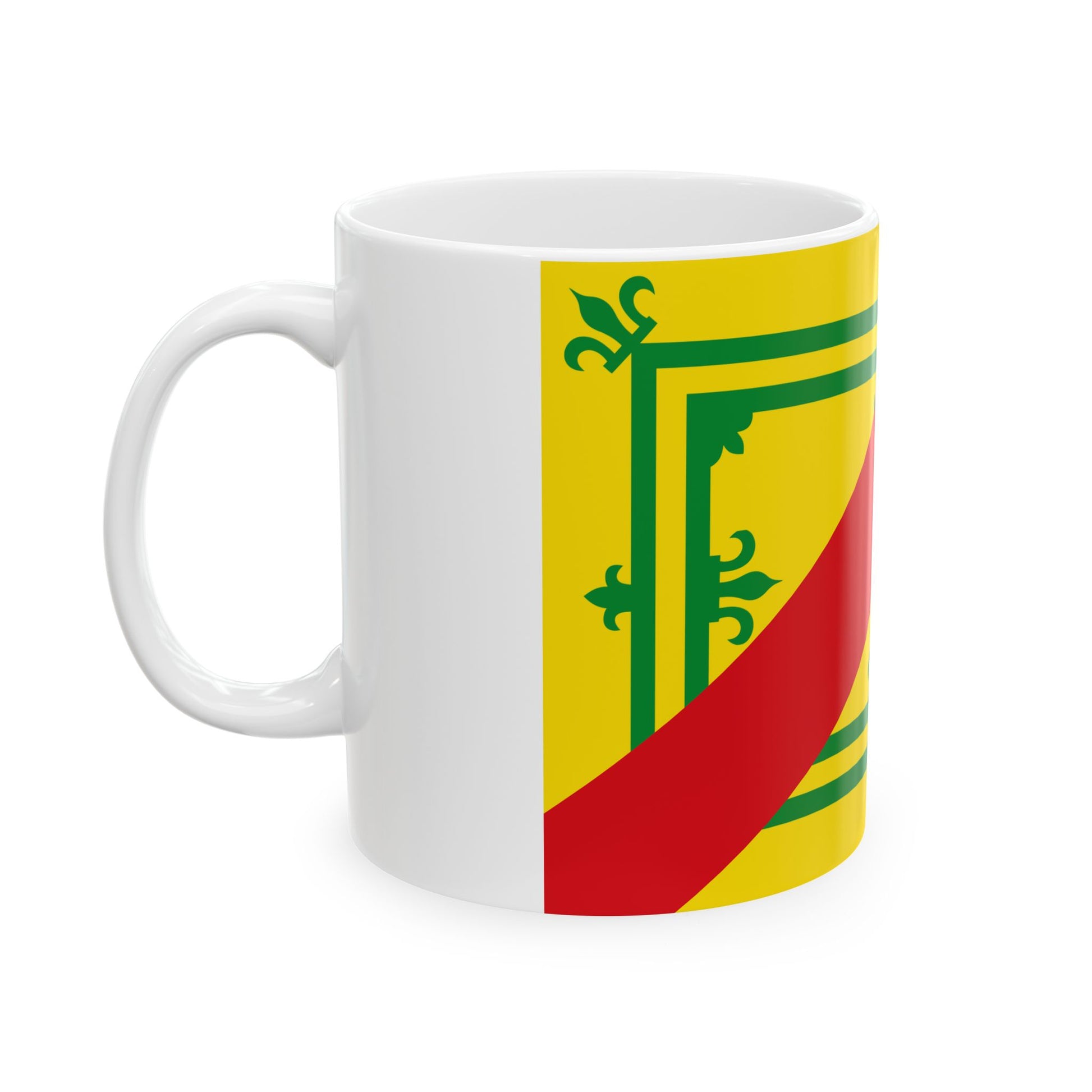 Horebeke vlag (Belgium) White Coffee Mug-Go Mug Yourself
