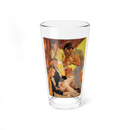 Hornblower and the Pirate Plot, The Saturday Evening Post, February 22, 1958 - Pint Glass 16oz-16oz-Go Mug Yourself