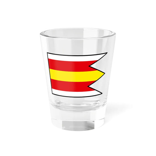 Horne Chlebany Topolcany Flag (Slovakia) Shot Glass 1.5oz 1.5oz - Go Mug Yourself