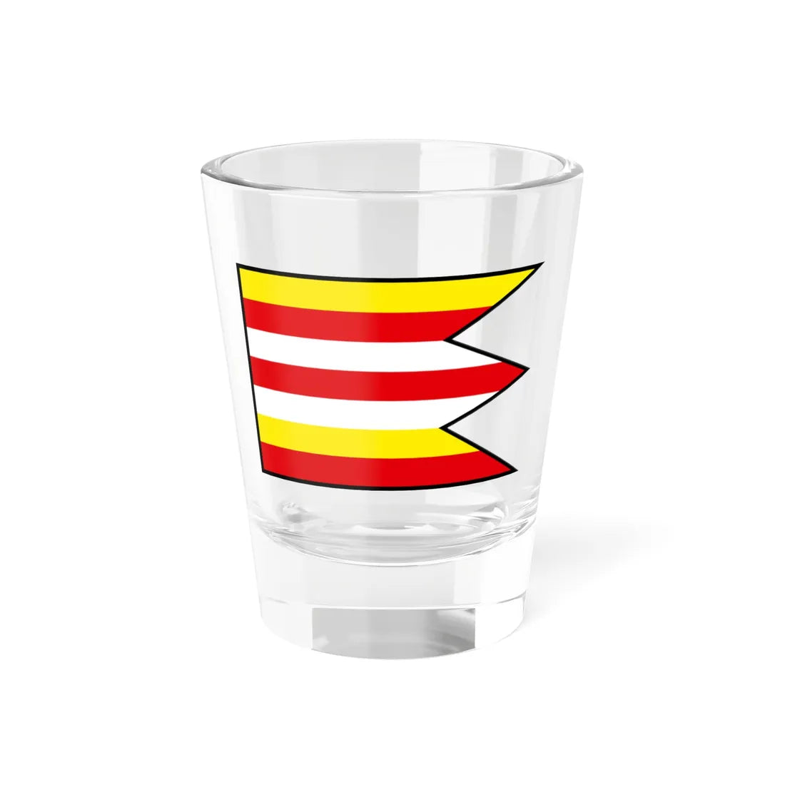 Horne Lefantovce Nitra Flag (Slovakia) Shot Glass 1.5oz 1.5oz - Go Mug Yourself