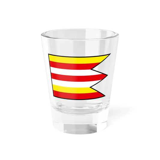 Horne Lefantovce Nitra Flag (Slovakia) Shot Glass 1.5oz 1.5oz - Go Mug Yourself