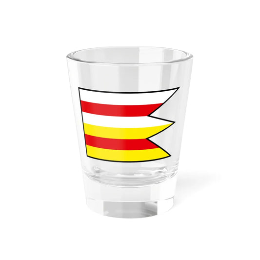 Horne Mladonice Krupina Flag (Slovakia) Shot Glass 1.5oz 1.5oz - Go Mug Yourself