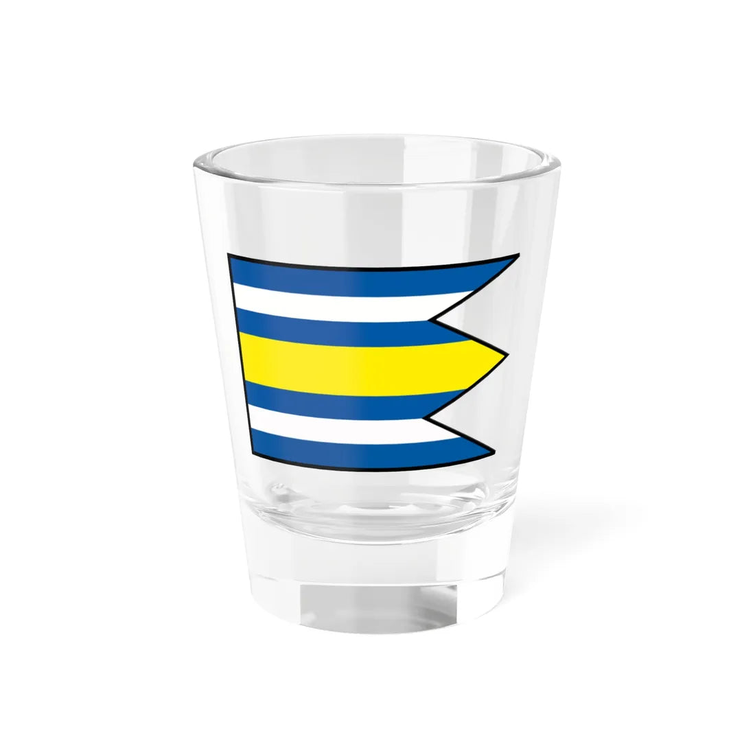 Horne Nastice Banovce Nad Bebravou Flag (Slovakia) Shot Glass 1.5oz 1.5oz - Go Mug Yourself