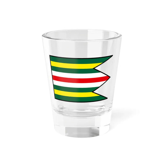 Horne Otrokovce Hlohovec Flag (Slovakia) Shot Glass 1.5oz 1.5oz - Go Mug Yourself