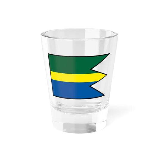 Horne Zahorany Rimavska Sobota Flag (Slovakia) Shot Glass 1.5oz 1.5oz - Go Mug Yourself