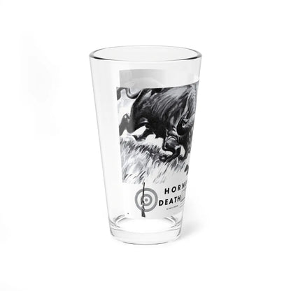 Horned Death, Animal Life, May 1954 - Pint Glass 16oz-Go Mug Yourself