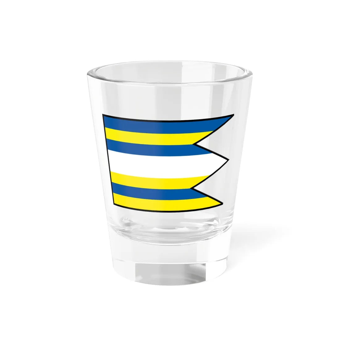 Horny Badin Krupina Flag (Slovakia) Shot Glass 1.5oz 1.5oz - Go Mug Yourself