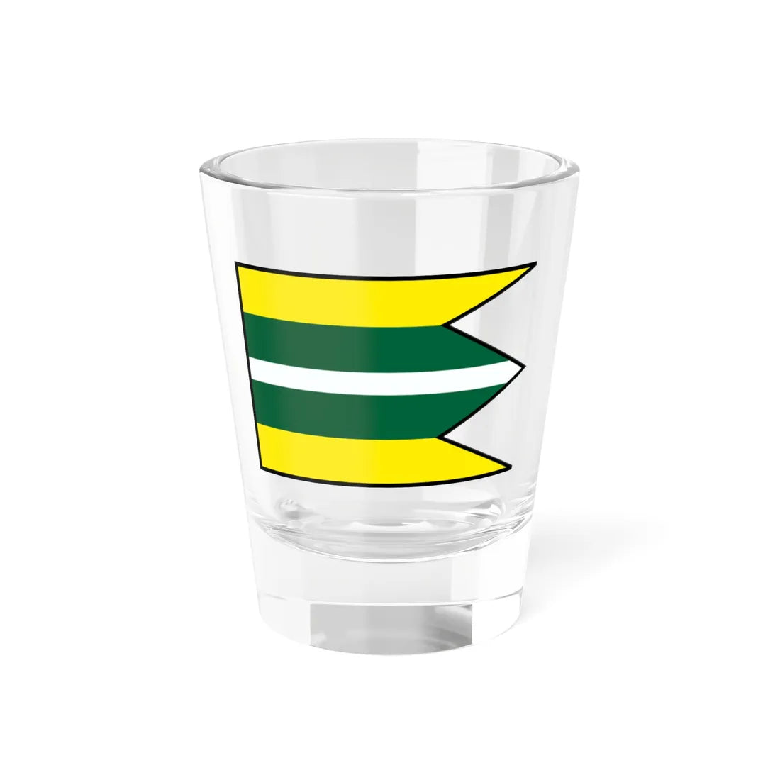 Horny Bar Dunajska Streda Flag (Slovakia) Shot Glass 1.5oz 1.5oz - Go Mug Yourself