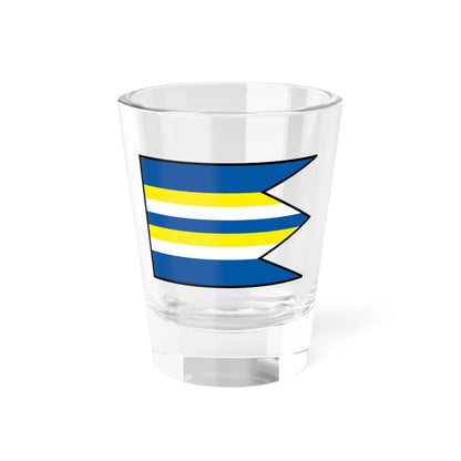 Horny Lieskov Povazska Bystrica Flag (Slovakia) Shot Glass 1.5oz 1.5oz - Go Mug Yourself