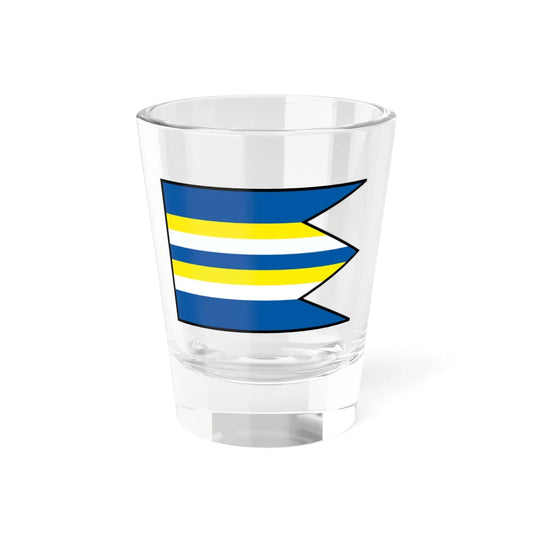 Horny Lieskov Povazska Bystrica Flag (Slovakia) Shot Glass 1.5oz 1.5oz - Go Mug Yourself