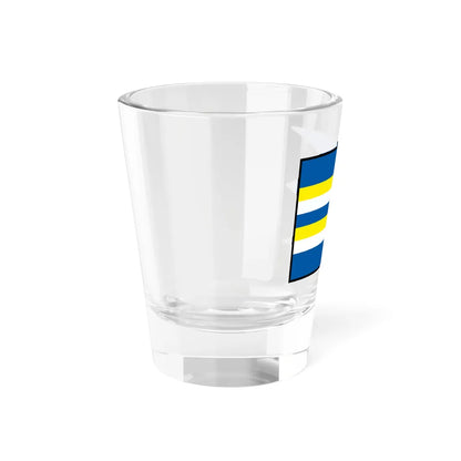 Horny Lieskov Povazska Bystrica Flag (Slovakia) Shot Glass 1.5oz - Go Mug Yourself