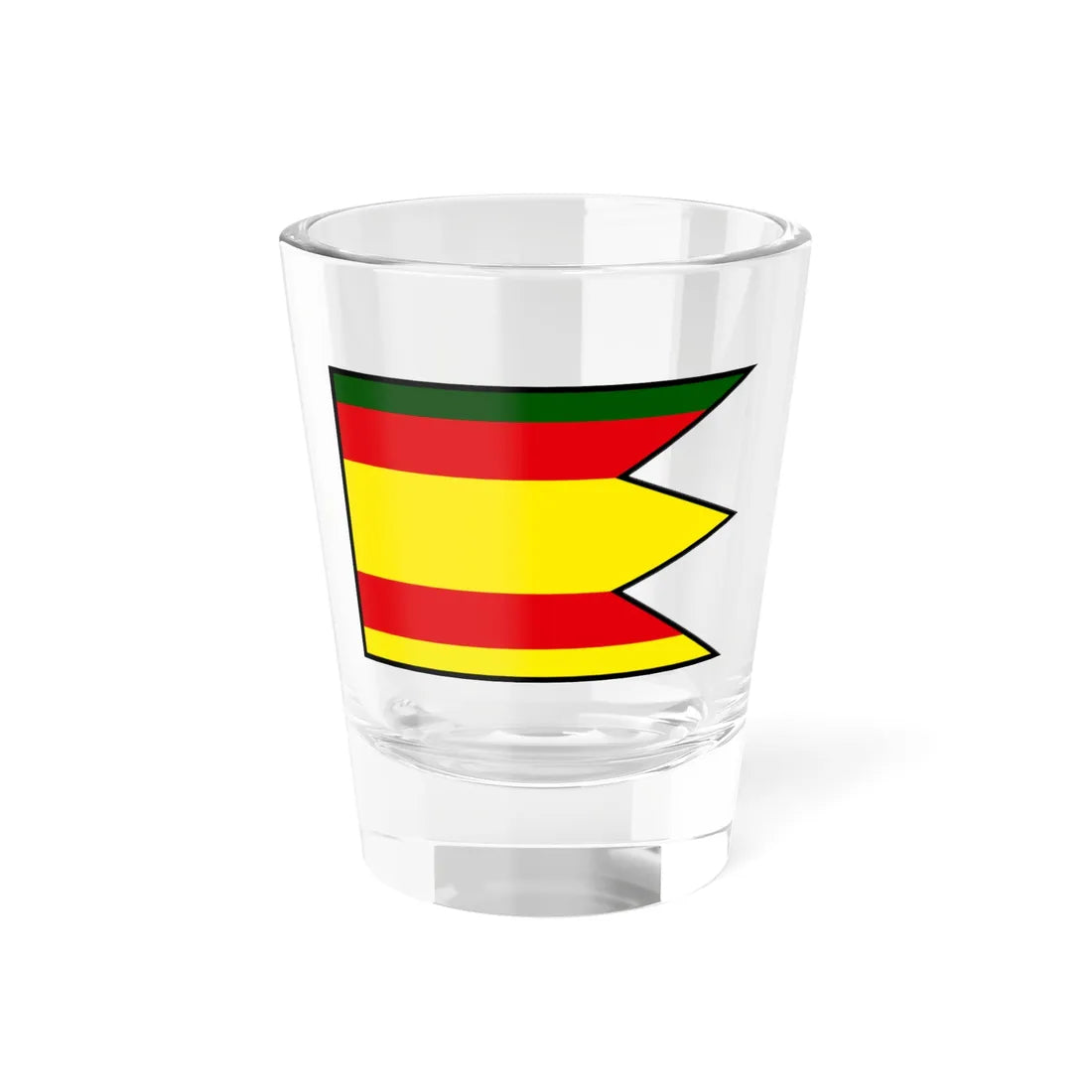 Horny Vadicov Kysucke Nove Mesto Flag (Slovakia) Shot Glass 1.5oz 1.5oz - Go Mug Yourself