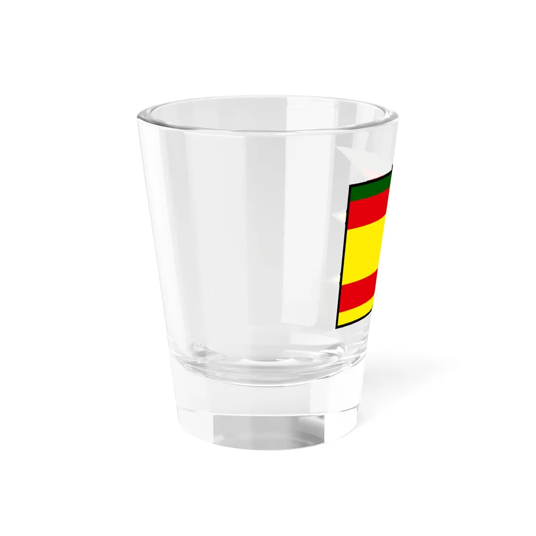Horny Vadicov Kysucke Nove Mesto Flag (Slovakia) Shot Glass 1.5oz - Go Mug Yourself