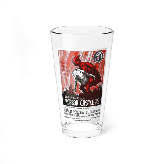 HORROR CASTLE (THE VIRGIN OF NUREMBERG) 1963 Movie Poster - Pint Glass 16oz 16oz - Go Mug Yourself