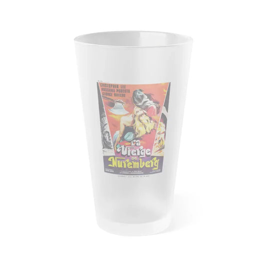 HORROR CASTLE (THE VIRGIN OF NUREMBERG) (FRENCH) 2 1963 Movie Poster - Frosted Pint Glass 16oz 16oz Frosted - Go Mug Yourself