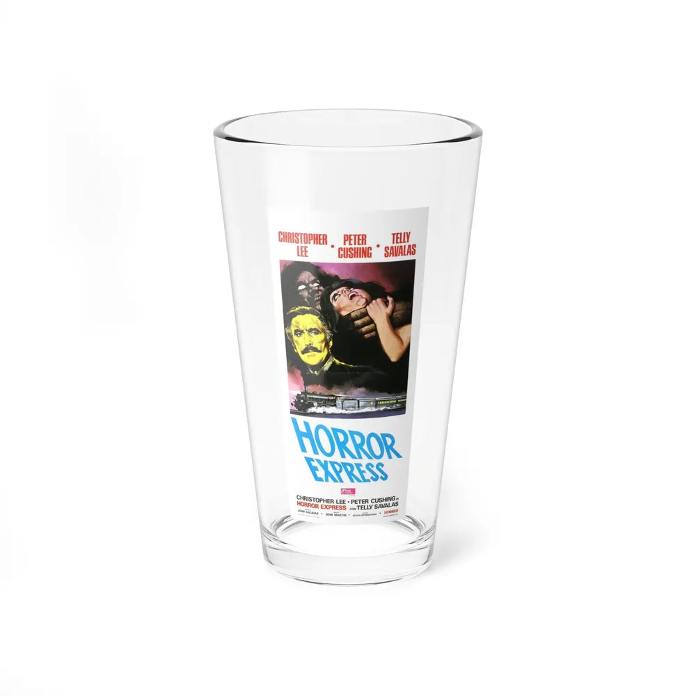 HORROR EXPRESS 1972 Movie Poster - Pint Glass 16oz-16oz-Go Mug Yourself