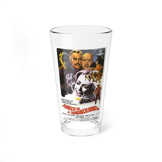 HORROR EXPRESS (SPAIN) 1972 Movie Poster - Pint Glass 16oz-16oz-Go Mug Yourself