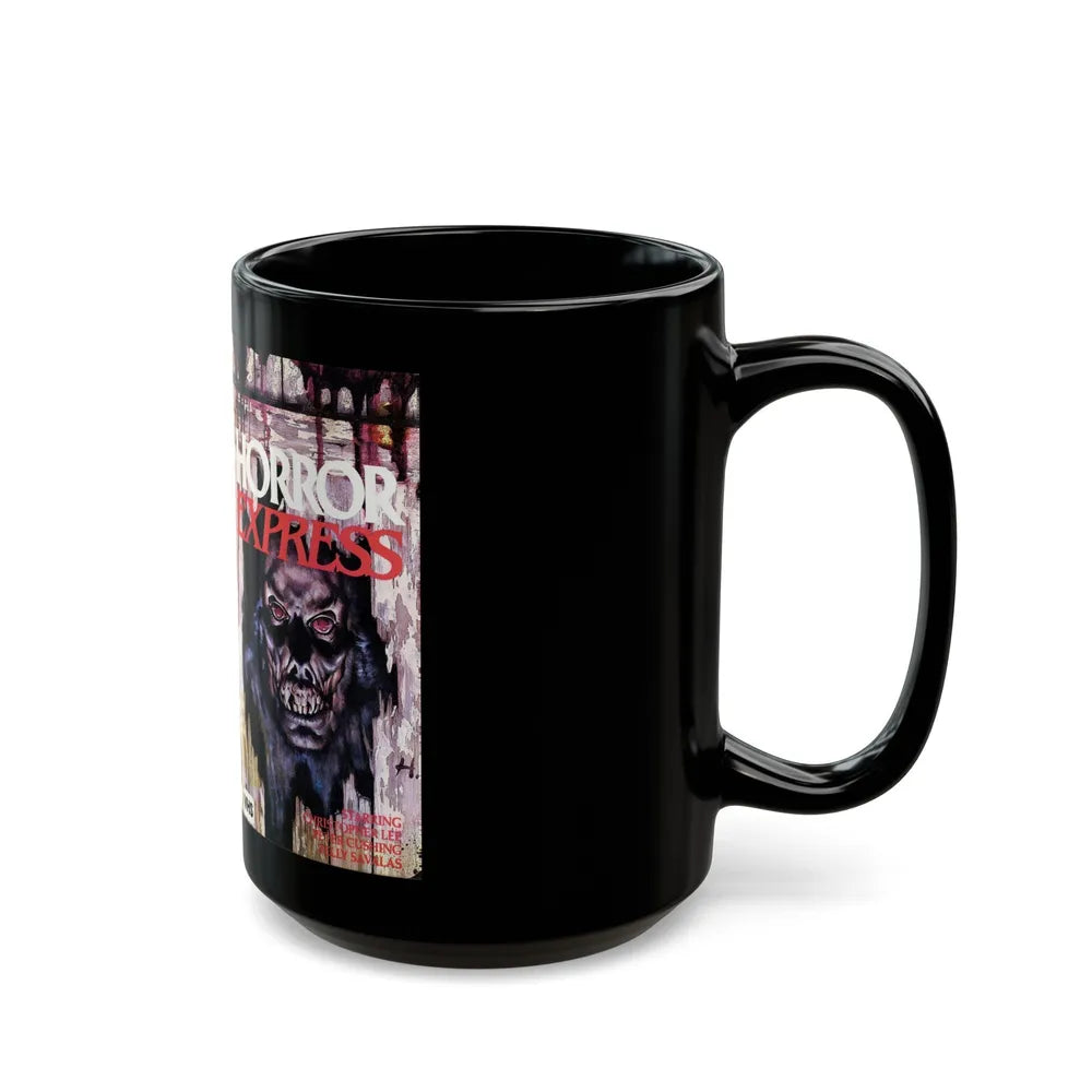 HORROR EXPRESS (VHS COVER) - Black Coffee Mug-Go Mug Yourself